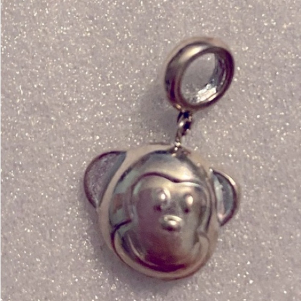 Think Geek Monkey Charm Fits Pandora Bracelet OS EUC